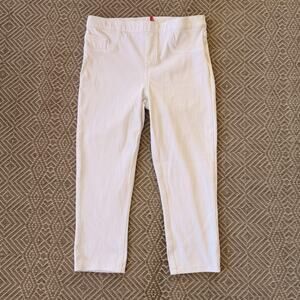 Spanx Leggings Womens L White Pull On Jegging High Rise Shaping Stretch Pants